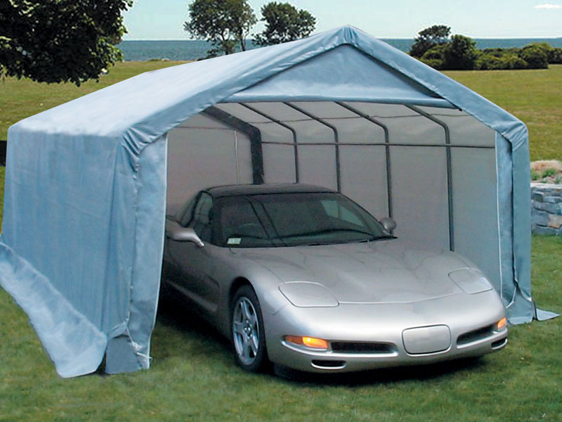 Car Tent Garage Portable, 10 X 20 Portable Garage Replacement Cover