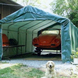 Temporary Garage Shelter, Temporary Car Shelter, 12’ x 40’ x 8’