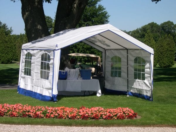 Majestueus staal Cumulatief Outdoor Party Tent, 14 x 14 x 9, House Style | Rhino Shelters Milford CT